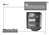 Motorline professional MC112PR Notice Pour L'utilisateur