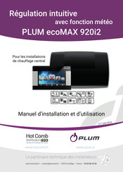 Plum ecoMAX 920i2 Manuel D'installation Et D'utilisation