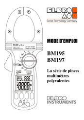 Elbro BM197 Serie Mode D'emploi