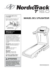 NordicTrack T 16.0 Manuel De L'utilisateur