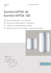 komfort WPSK 40 Manuel De L'utilisateur