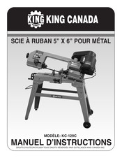 King Canada KC-129C Manuel D'instructions