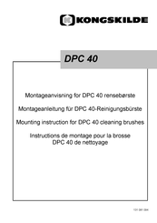 Kongskilde DPC 40 Instructions De Montage