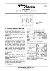 Spirax Sarco MFP14-PPU Montage Et Entretien