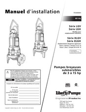 Liberty Pumps LGV Série Manuel D'installation