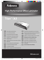 Fellowes Titan A3 Mode D'emploi