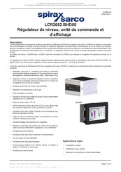 Spirax Sarco LCR2652 Mode D'emploi