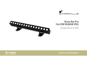 thomann Stairville Show Bar Pro16x10W RGBAW IP65 Notice D'utilisation