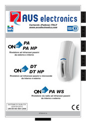 AVS Electronics ONE DT Mode D'emploi