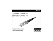 Belden Optimax SC PX101318 Instructions D'installation