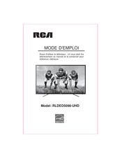 Rca RLDED5098-UHD Mode D'emploi