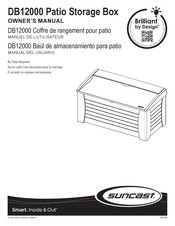 Suncast DB12000 Manuel De L'utilisateur