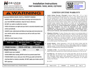 Horizon Global CQT76592 Instructions D'installation