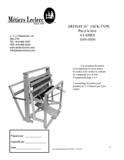 Leclerc ARTISAT 36 1009-0000 Instructions De Montage