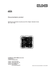Jung KNX 4072 TSM Documentation Produit