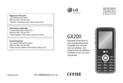 LG GX200 Mode D'emploi