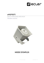 Ecler eMSP50Ti Mode D'emploi