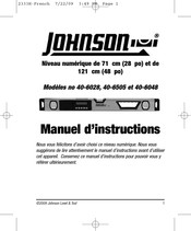 Johnson 40-6028 Manuel D'instructions