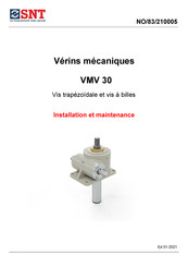 SNT VMV 30 Installation Et Maintenance