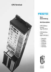 Festo CPX-FB32 Mode D'emploi