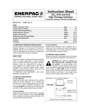 Enerpac CLS Notice D'emploi