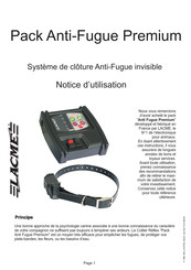 Lacme Pack Anti-Fugue Premium Notice D'utilisation