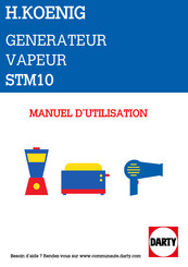 H.Koenig STM10 Manuel D'utilisation