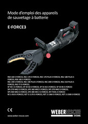 Weber Rescue Systems RIT-TOOL E-FORCE3 RZ 1-910 E-FORCE3 Mode D'emploi