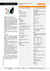 Bartec ComExflex 07-3323-4 Serie Notice D'instructions