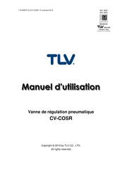 TLV CV-COSR Manuel D'utilisation