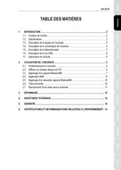 Hercules WAE-WBT06 Mode D'emploi