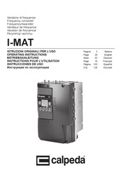 Calpeda I-MAT 11,2 TT-B Instructions Pour L'utilisation