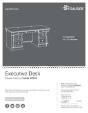 Sauder Executive Desk 412902 Instructions De Montage