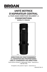 Broan-NuTone CX450 Directives De Fonctionnement