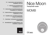 Nice Moon MOMB Instructions Et Avertissements Pour L'installation Et L'utilisation