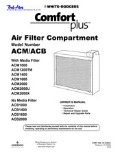 Emerson WHITE-RODGERS Comfort plus ACM1000 Guide De L'utilisateur