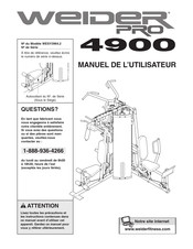 Weider Pro 4900 Manuel De L'utilisateur