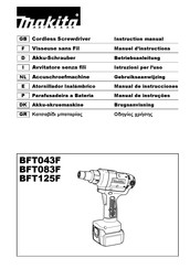 Makita BFT125F Manuel D'instructions