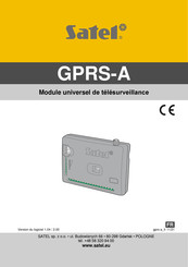 Satel GPRS-A Mode D'emploi