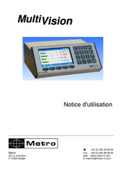 Metro MultiVision Notice D'utilisation