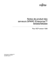 Fujitsu SPARC Enterprise M4000 Mode D'emploi