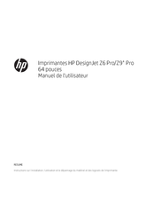 HP DesignJet Z9+ Pro Manuel De L'utilisateur