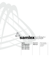 Samlex Solar SRV-100-30A Manuel D'utilisation
