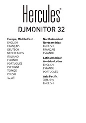Hercules DJMONITOR 32 Mode D'emploi