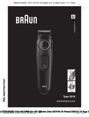 Braun 5516 Mode D'emploi