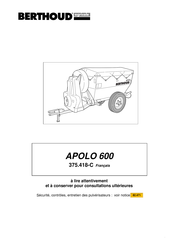 Berthoud APOLO 600 Mode D'emploi