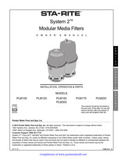 STA-RITE System 2 PLM200 Notice D'utilisation