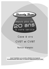 Brandy Best CV12T Notice D'emploi