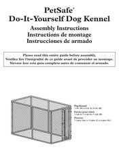 Petsafe Do-It-Yourself Dog Kennel Instructions De Montage