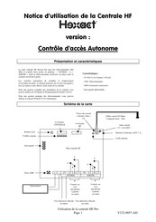 Vimar HF Hexact Pro Notice D'utilisation